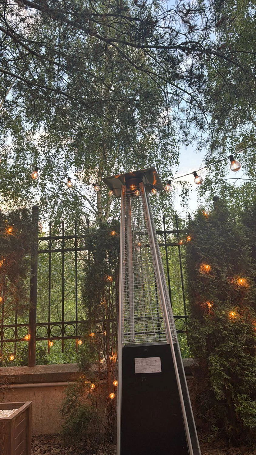 Портативный газовый обогреватель ADAM чёрный: мощный обогрев до 5 метров вокруг и свобода продлить сезон отдыха на природе